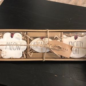 NEW Rae Dunn Cat Themed Ornaments